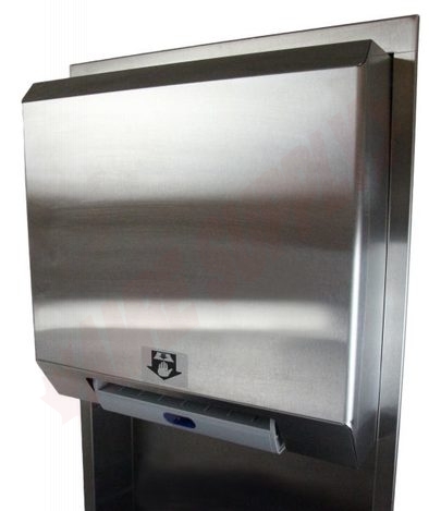 Photo 2 of 427-70A : Frost Recessed Hands Free Combination Paper Towel Dispenser/Disposal Receptacle, Stainless Steel