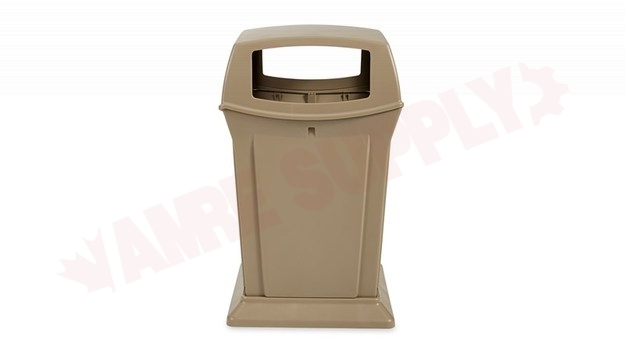 Photo 2 of 917388BEIG : Rubbermaid Commercial Ranger Classic Trash Can, Beige