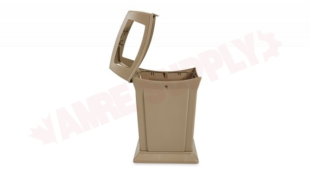 Photo 4 of 917388BEIG : Rubbermaid Commercial Ranger Classic Trash Can, Beige