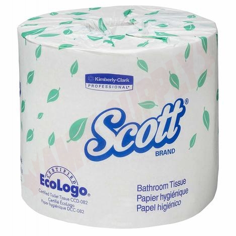 Photo 2 of 48040 : Scott Recycled Toilet Tissue, 2/Ply, 550 Sheets, 40 Rolls/Case