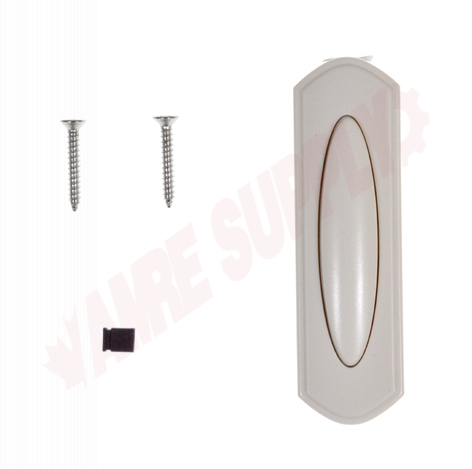 Photo 1 of SL-7797 : Heath Zenith Wireless Door Chime Push Button, White