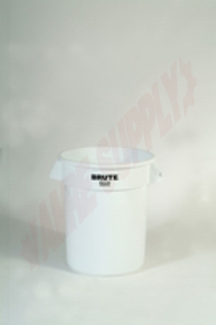 Photo 1 of 262000WHT : Rubbermaid BRUTE Container, 20 gal., White