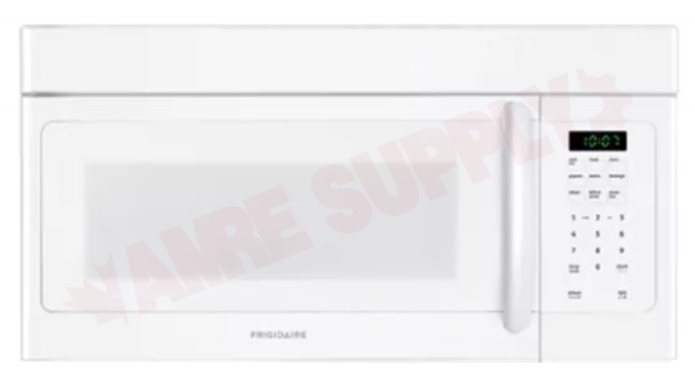 Photo 1 of CFMV1645TW : Frigidaire 1.6 cu. ft. Over-The-Range Microwave Oven, White