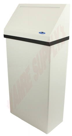 Photo 1 of 303-NL : Frost Wall Mounted Waste Receptacle, No Liner, 13 gal., White