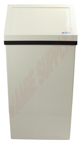 Photo 2 of 303-NL : Frost Wall Mounted Waste Receptacle, No Liner, 13 gal., White
