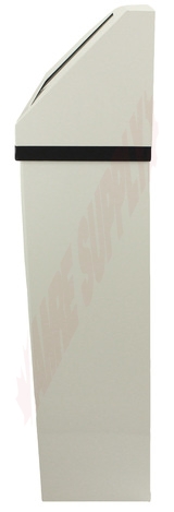 Photo 3 of 303-NL : Frost Wall Mounted Waste Receptacle, No Liner, 13 gal., White