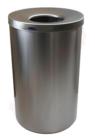 Photo 1 of 310-S : Frost Large Lobby Waste Receptacle, 33 gal., Stainless Steel