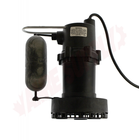 Photo 2 of 505702 : Little Giant 5.5-ASP 505700 Series Submersible Sump Pump, 1/4HP 40GPM 115V W/10' Cord