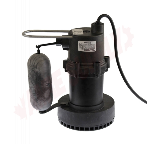 Photo 3 of 505702 : Little Giant 5.5-ASP 505700 Series Submersible Sump Pump, 1/4HP 40GPM 115V W/10' Cord