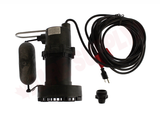 Photo 1 of 505703 : Little Giant 5.5-ASP Submersible Sump Pump, 1/4HP 40GPM 115V W/25' Cord