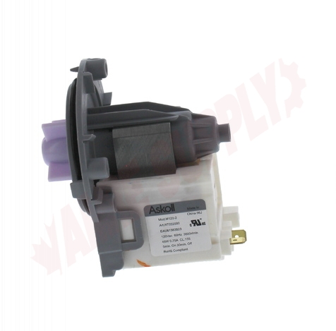 Photo 5 of EAU61383503 : LG EAU61383503 Washer Circulation Pump Motor
