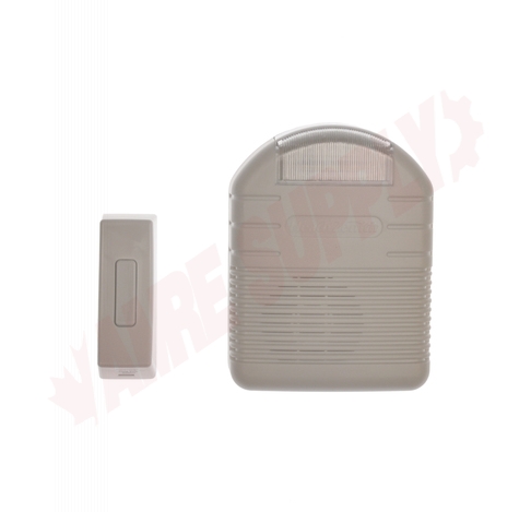 Photo 1 of SL-6144-A : Heath Zenith Wireless Plug-in Flashing Strobe Door Chime Kit, 1 Button, White
