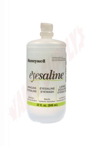 Photo 1 of 32-000455-0020 : Honeywell Eyesaline Eyewash Solution Bottle, 32oz