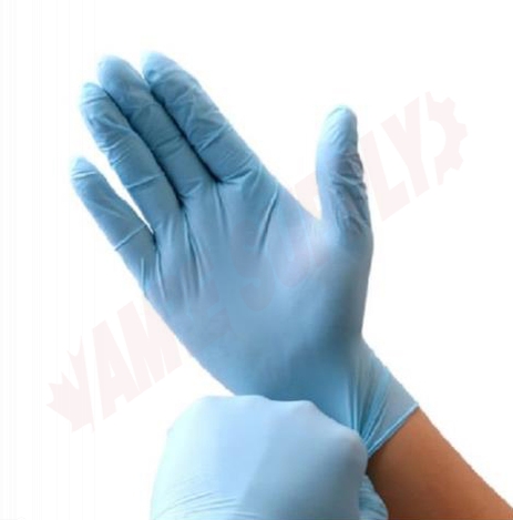 Photo 2 of WO7786389 : Basic Hybrid Nitrile-Vinyl Disposable Exam Gloves, Medium, 100/Pack