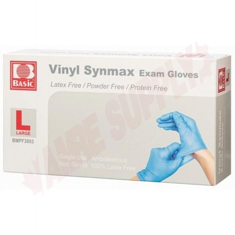 Photo 3 of WO7786389-L : Basic Hybrid Nitrile-Vinyl Disposable Exam Gloves, Large, 100/Pack