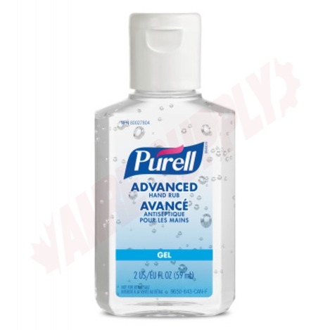 Photo 1 of 9650-1 : Purell Advanced Hand Sanitizer Rub, Portable Flip Cap, 59ml
