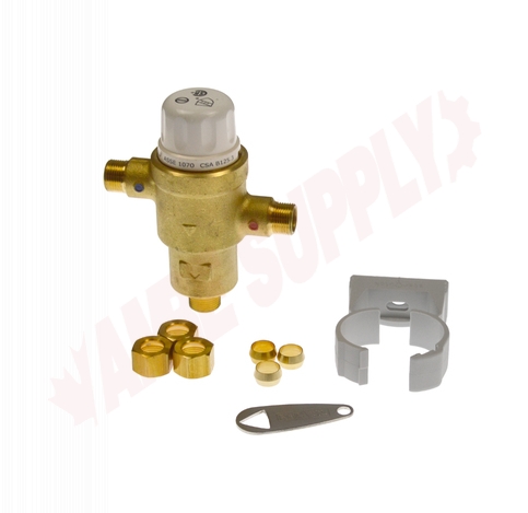 Photo 1 of 24524 : Cash Acme Thermostatic Mixing Valve 3/8 Compression  Lead  Free HG145 24524