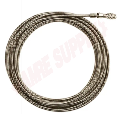 Photo 1 of 48-53-2672 : Milwaukee RUST GUARD Plated Drain Cleaning Cable, Bulb, 1/4 x 50'