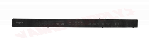Photo 2 of W11157079 : Whirlpool W11157079 Dishwasher Control Panel, Black