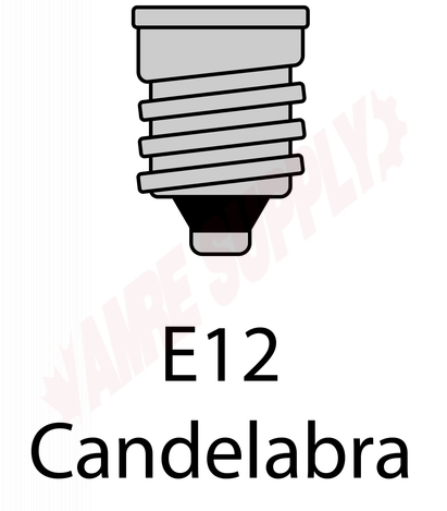 Photo 2 of 50760 : 7.5W G11 Incandescent Candelabra Lamp, White