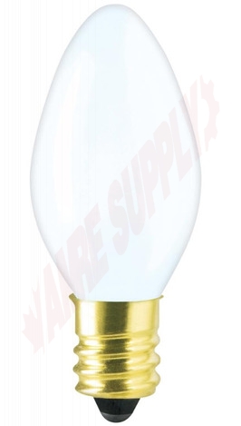 Photo 1 of 50309 : 7W C7 Incandescent Lamp, White
