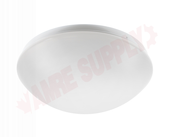 Photo 1 of 66711 : Standard Lighting 11 Flush Mount, White, Frosted Polycarbonate Round, 15W LED Included, 3000K