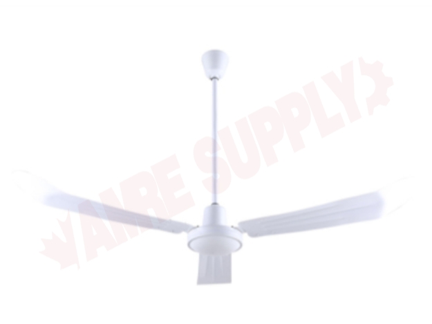 Photo 1 of CP561118111R : Canarm 56 Industrial Ceiling Fan, White, Up/Down Draft, 16 Downrod