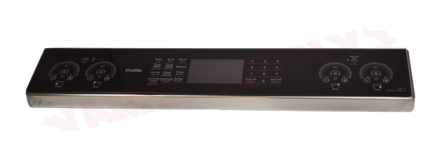 Photo 1 of WS01L16900 : GE WS01L16900 Range Control Panel, Black Glass      