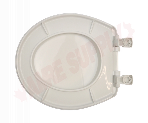Photo 5 of 730SLEC-000 : Bemis Toilet Seat, Whisper Close, Round, Closed Front, White, with Cover