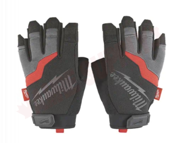Photo 1 of 48-22-8741 : Milwaukee Performance Fingerless Gloves, Medium