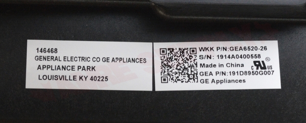 Photo 6 of WG02F11425 : GE WG02F11425 Range Induction Control Assembly