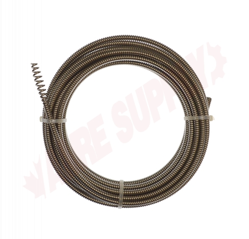 Photo 1 of 48-53-2673 : Milwaukee RUST GUARD Plated Drain Cleaning Cable, Bulb, 5/16 x 35'