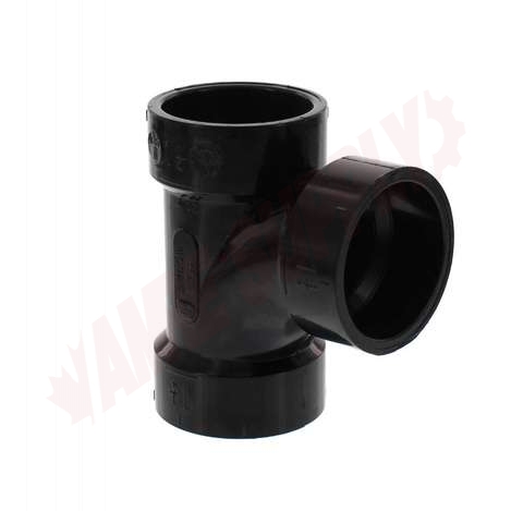 Photo 2 of ABSTY1E : Canplas 1-1/4 Hub Fit ABS Sanitary Tee