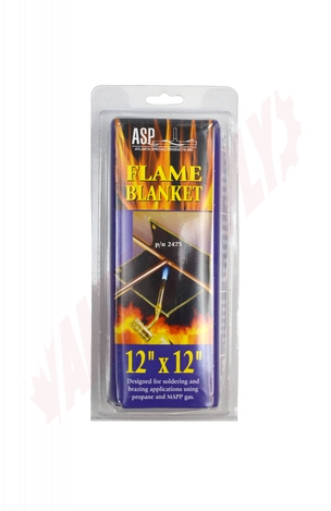 Photo 2 of 59502 : ASP Flame Blanket Flame Mat, 12 x 12