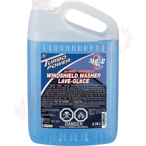 Photo 1 of AD458 : Turbo Power All-Season Windshield Washer Fluid,  -40°C Rated, 3.78L