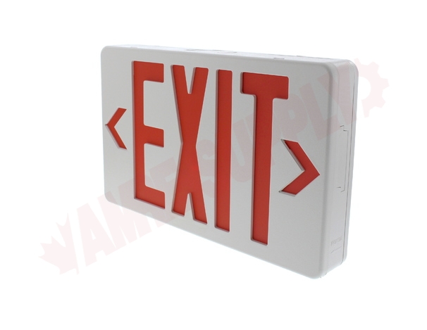 Photo 2 of SLEXPCOWH : Stanpro Exit Sign, Commercial, Thermoplastic, AC/DC
