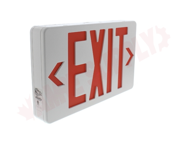 Photo 8 of SLEXPCOWH : Stanpro Exit Sign, Commercial, Thermoplastic, AC/DC