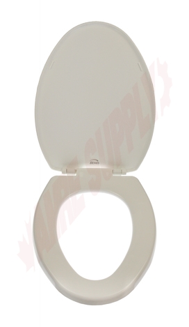 Photo 3 of 7300SLEC-000 : Bemis Toilet Seat, Whisper Close, Elongated, Closed Front, White, with Cover