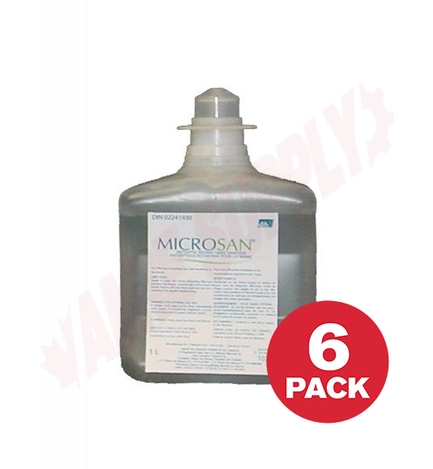 Photo 1 of DEB107 : Deb Microsan Hand Sanitizer, 70% Alcohol, 6x1L Cartridges
