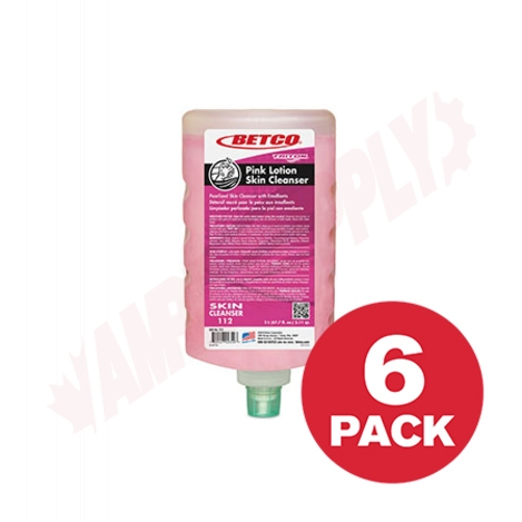 Photo 1 of 1126200 : Betco Pink Lotion Ultra Mild Skin Cleanser, 6 x 2L Triton Bottle