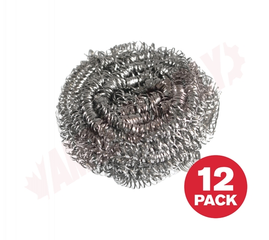Photo 1 of KA50SS : Continental Stainless Steel Scouring Sponges, 12/Pack