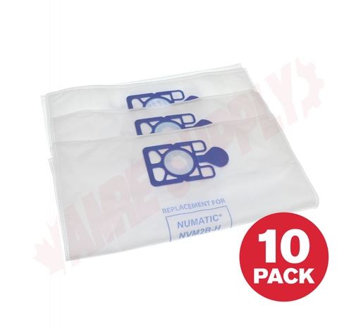 Photo 1 of NVM2B : Numatic Cleaner Bags, 10/Pack