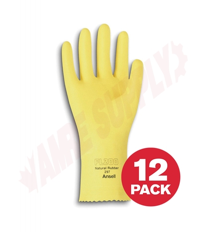 Photo 1 of 298-XL : Ansell Quality Latex Gloves, Extra Large, 12/Pack