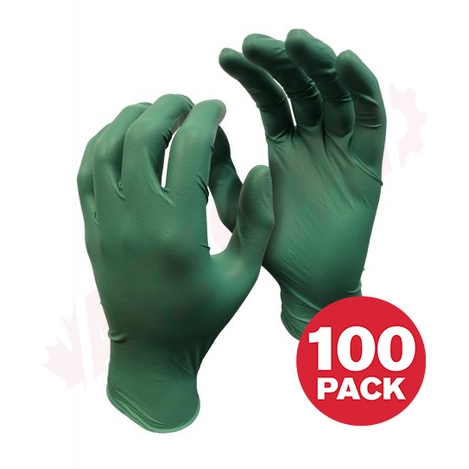 Photo 1 of 5559PF-XL : Watson Green Monkey Nitrile Powder Free Gloves, Extra Large, 4mil, 100/Box
