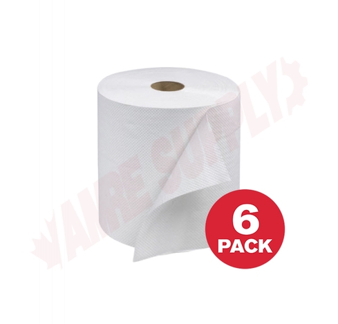 Photo 1 of 01240 : Embassy Supreme Hardwound Towel Roll, White, 600 ft/Roll, 6 Rolls/Case