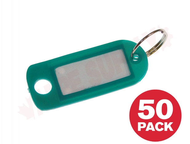 Photo 1 of KL980/50GREEN : Perry Blackburne Key Tags, Green, 50/Pack