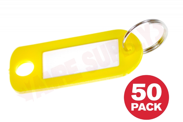 Photo 1 of KL980/50YELLOW : Perry Blackburne Key Tags, Yellow, 50/Pack