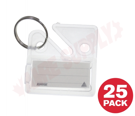 Photo 1 of ID45 : Kevron KeKab Tags with Insert & Ring, 25/Pack