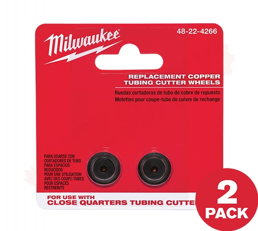 Photo 1 of 48-22-4266 : Milwaukee Close Quarters Cutter Replacement Blade Wheels, 2/Pack