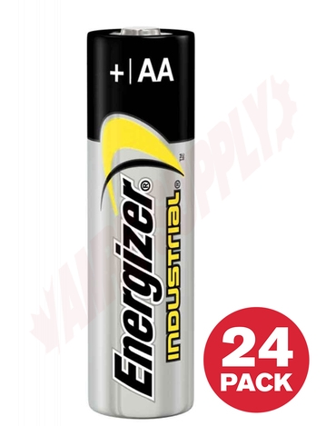 Photo 1 of EN91 : Energizer Industrial Alkaline AA Batteries, 24/Pack